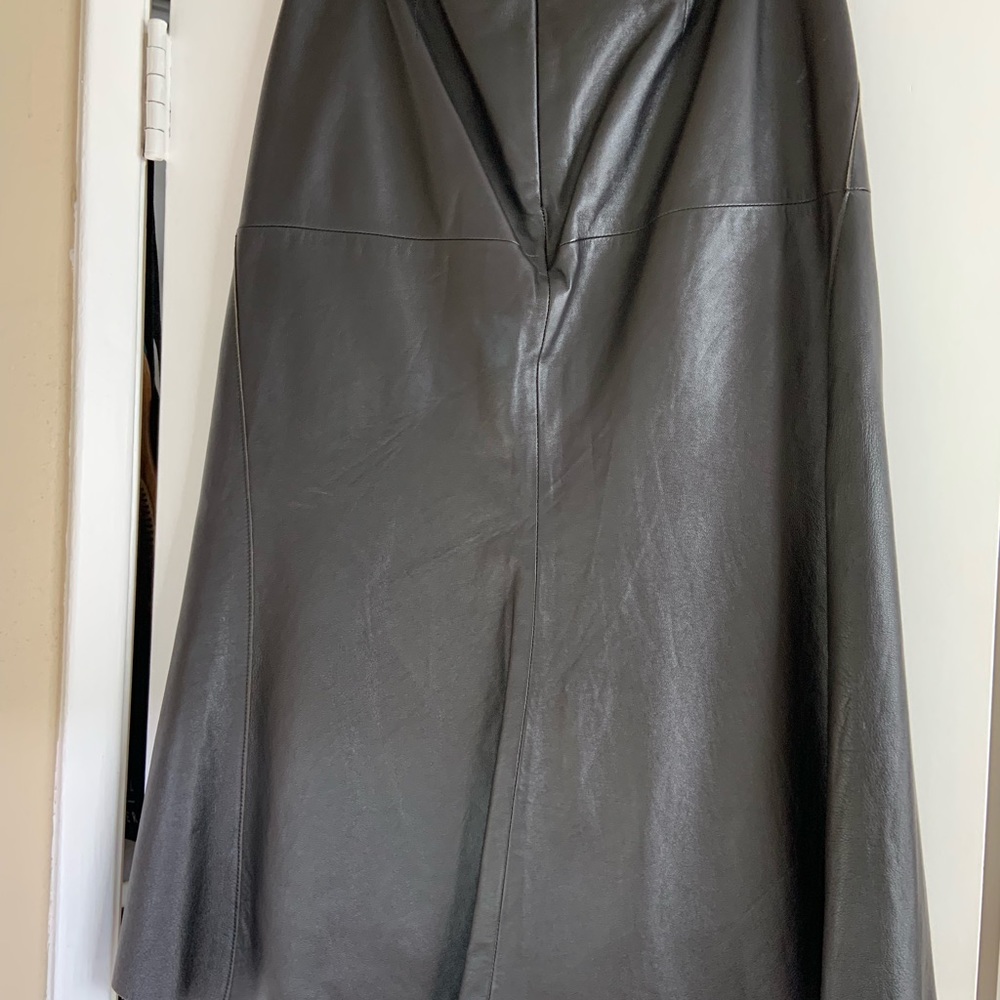 Leather skirt